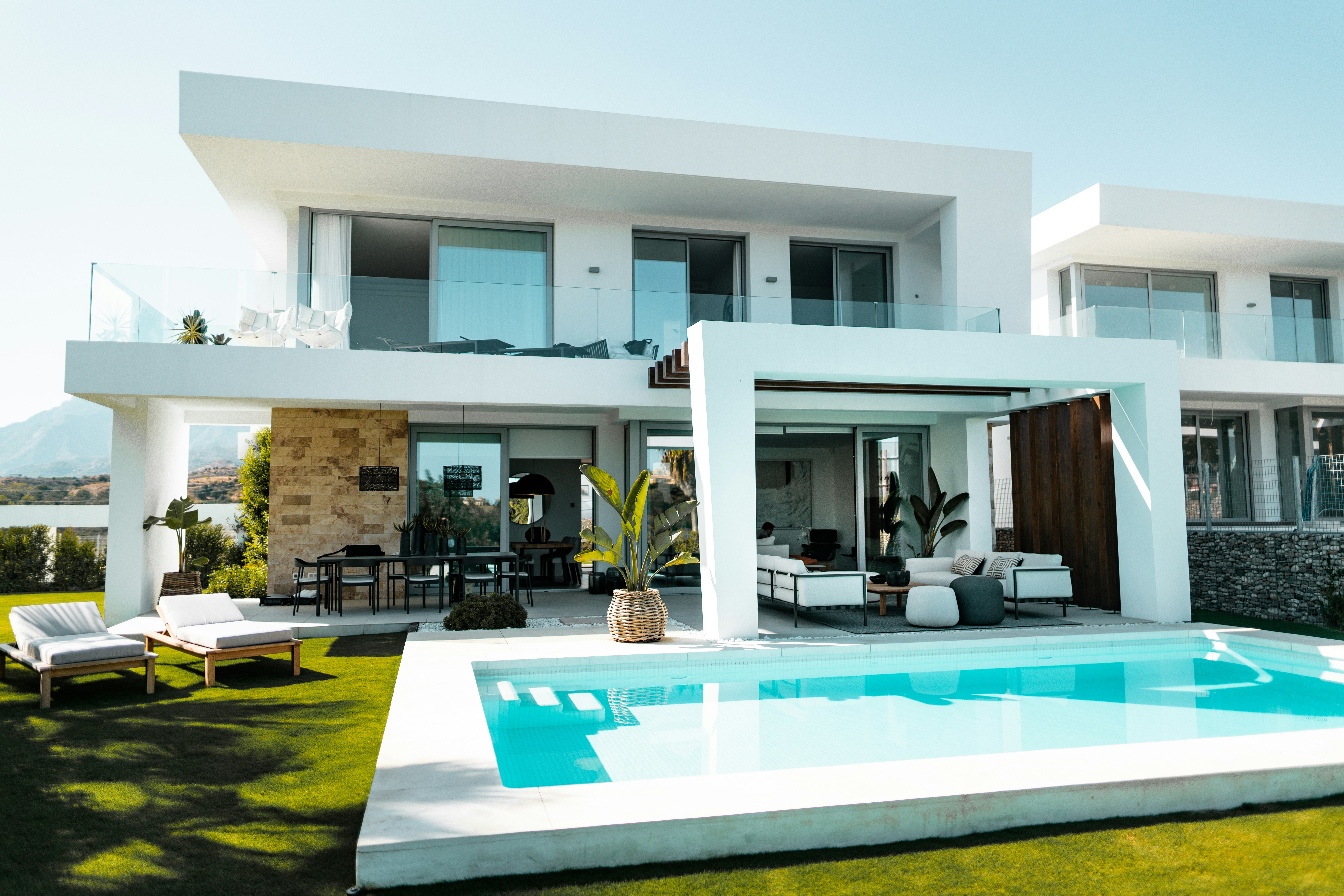 Luxury modern home exterior